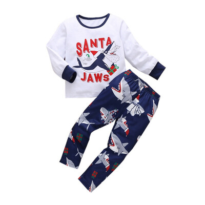 

Spring Autumn Casual Baby Cartoon Printing Clothing Set Long Sleeve Top And Trousers Kids Two-piece Outfit Set