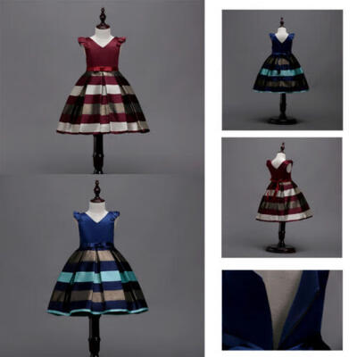 

Flower Kids Girls Dress Baby Toddler Lace Princess Party Birthday Wedding Dress