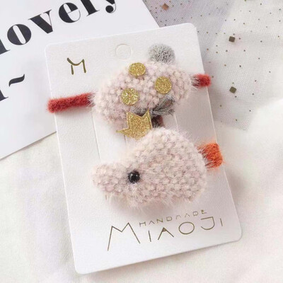 

Baby Girls Hair Clips Cute Cartoon Animal Shape Hair Pin Rope Ponytail Set Cute Toddler Girl Children Princess Hair Accessories