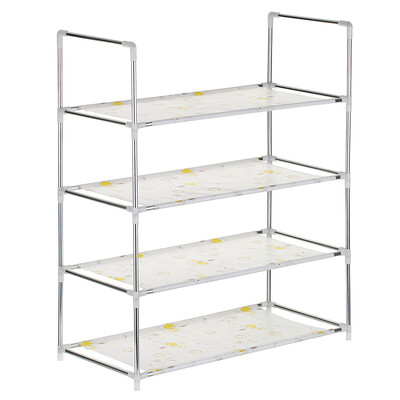 

6-Tier Shoe Rack Shoe Tower Shelf Storage Organizer Cabinet Stackable Shelves Holds 18 Pairs of Shoes Multicolor