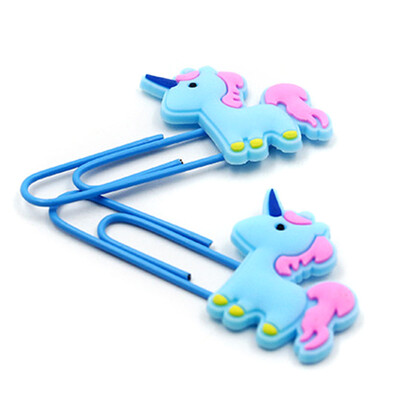 

Gift 5 Pcs Cute Creative Unicorn Bookmark Kawaii Book Markers Paper Clip For Kids Gift Korean School Student Supplies