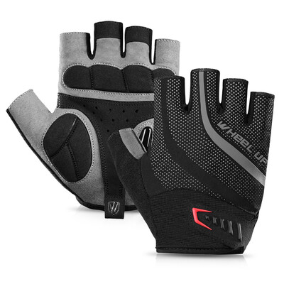 

1 Pair Bike Gloves Half Finger Anti-skid Gloves Bicycle Cycling Riding Motorcycle Shockproof Sports Mitt Fingerless Gloves