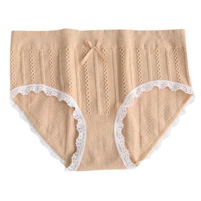 

Panties Women Mid Waist High Elastic Underwear Breathable Seamless Body Slimming Panties ropa interior femenina