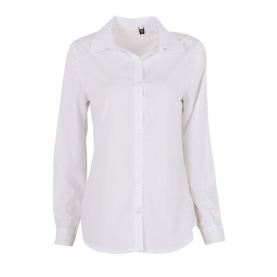 

Womens Ladies Slim Fit Long Sleeve Cotton Casual Blouse Shirt Top Fashion Blouse