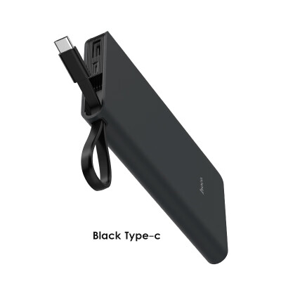 

HOCO Power Bank 10000mAh Portable Fast Charging Cable Micro USB Type C Powerbank for iPhone X 8 Samsung External Battery Charger