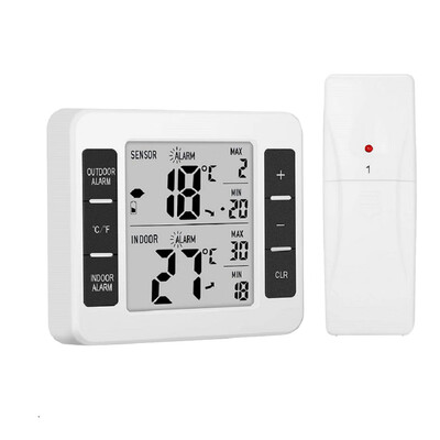 

Wireless Temp Measure Tool Digital Thermometer Indoor Outdoor Temperature Gauge Weather Station