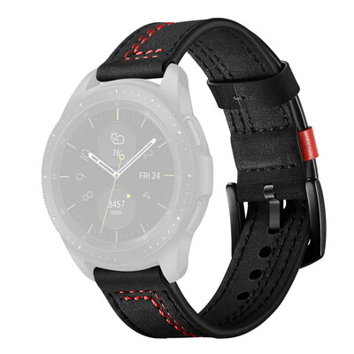 

〖Follure〗Leather Replacement Watch Wrist Strap Band For Samsung Galaxy watch 46mm