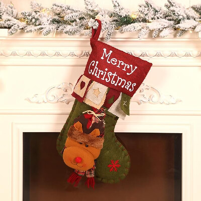 

Christmas Stockings Christmas Socks Gift Bag Christmas Tree Decoration Santa Claus Snowman