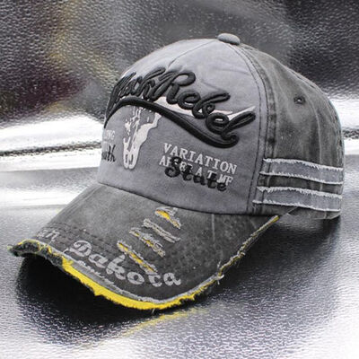 

Vintage Letter Baseball Caps Dad Casquette Snapback Caps Bone Hats For Men Women Gorras Washed Cotton Cap