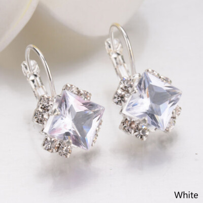 

New Women Fashion Hot Personality Shiny Earrings Korean Fashion Diamond Crystal Earrings