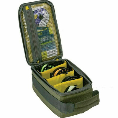 

Fishing Reel Storage Case Bag Fly Tackle Gear Lure Line Organizer Cover Green
