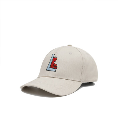 

Lady Hat Creative New Baseball Cap Korean Embroidered Sunscreen Sunshade Cap Student Lovely Duck Tongue Cap
