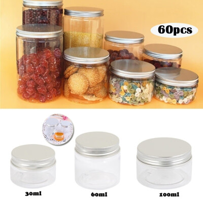 

Willstar 3060pcs 3060100ML Aluminum Cap Cosmetic Tin Pot Lip Balm Jar Containers Oil Wax Empty Bottle