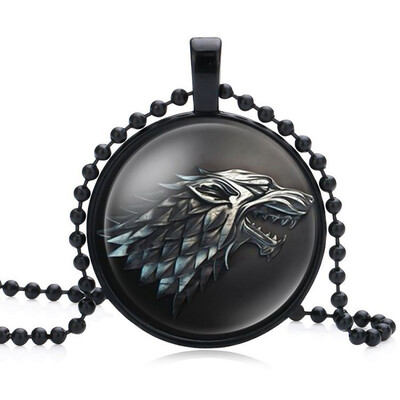 

1 pack Nine family totems Pendant Game of Thrones Necklace Geek Jewelry Girl Gift Birthday Gifts