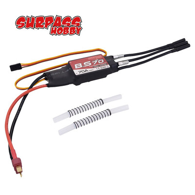

Siaonvr SURPASSHOBBY Waterproof 50A70A90A RC Boat Brushless 2-6S Lipo BEC for RC Boat
