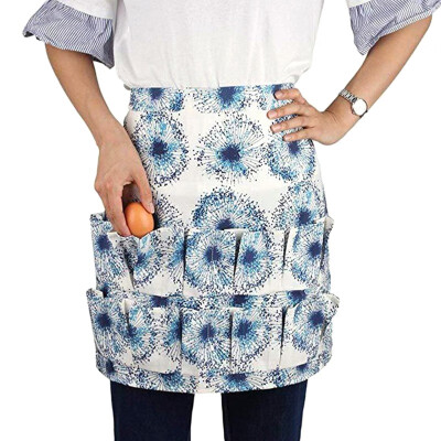 

Eggs Collecting Gathering Holding Apron With 12 Pockets For Farmer House Housewife Kitchen Home Workwear
