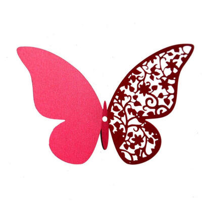 

3D Cut-out Butterfly Stickers Wedding Decoration Wallpaper Bedroom Living Room Creative Wall Paste For Your Home