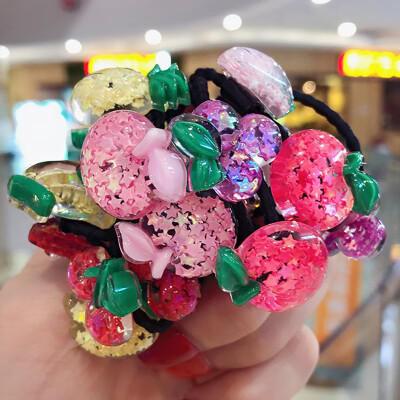 

Cute Women Girl Sequin Glass Ball Design Elastic Hair Accessory Band Rope Ponytail Holder Headbands new