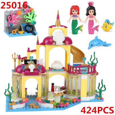 

Lepin 25016 Ariel s undersea Palace Legoing 41063 Disneye Princess Building Blocks Bricks Toys Girl Gift