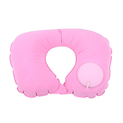 

Inflatable U-Shape Travel Neck Pillow Soft Air Pillow Sleep Head Cushion Portable Air Cushion Headrest