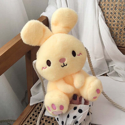 

Tailored Ladies Cartoon Rabbit Doll Messenger Bag Creative Girl Cute Shoulder Phone Bag