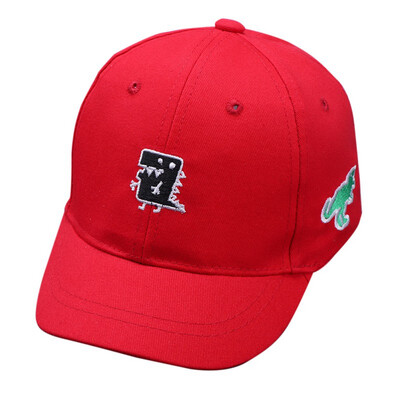 

Summer baby boy baseball hat embroidered cartoon dinosaur baby cap baby sun hat for 0-3Y