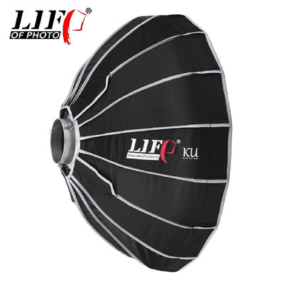 

LIFEI 60cm 2356inch Hexadecagon Soft Box Umbrella Design Parabolic Softbox with Diffuser&Carrying Bag Professional Photogra