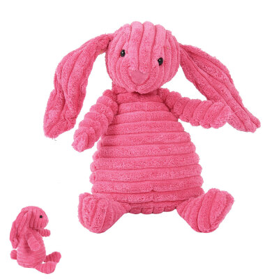 

Stuffed toy willstar pet molars venting training sound soft toy corduroy monkey Fox pink pig sheep rabbit