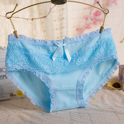 

Women Multi-Color Lace Briefs Low Waist Sexy Lingerie Panties Underwear Knickers