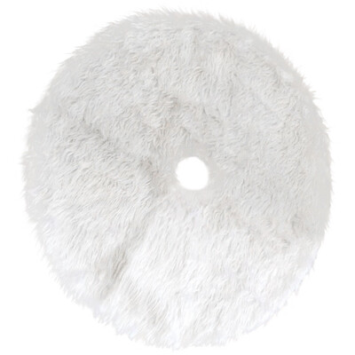

JPGIF 78cm Christmas Plush Long Haired Christmas Tree Skirt Christmas Tree Skirt Decor