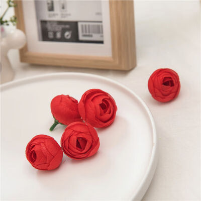 

10pcs Artificial Tea Rose Bud Small Peony Flower Head Flores For Wedding Decoration Wreath Scrapbooking Diy Craft Fake Flowers