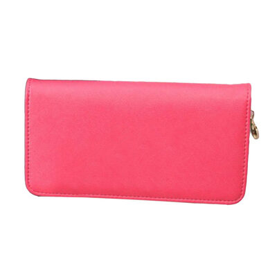 

Fashion Women Candy Color Faux Leather Clutch Wallet Long Purse Phone Holder
