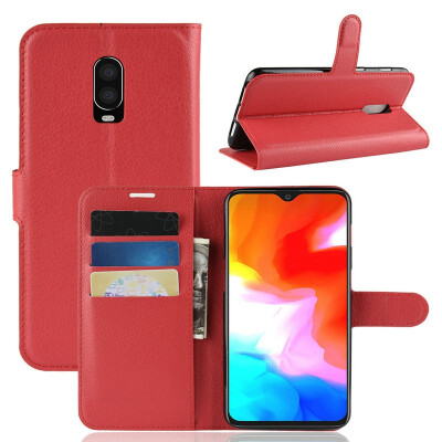 

for OnePlus 6T A6013 WIERSS Wallet Phone Case for OnePlus 6T A6013 for OnePlus 6 A6003 Flip Leather Cover Case Etui Fundas