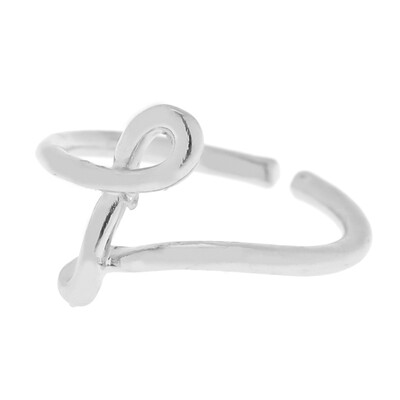 

Silver A-Z 26 Letters Initial Name Rings Women Men Weeding Couple Jewelry