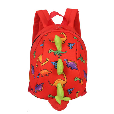 

Cute Baby Boy Girl Cartoon 3D Dinosaur Backpacks Toddler Oxford Cloth Preschool Travel Bags