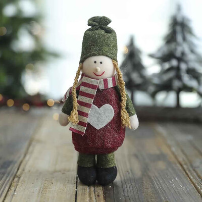 

Toponeto Christmas Snowman Doll Christmas Child Gift Toy Table Decoration For Home