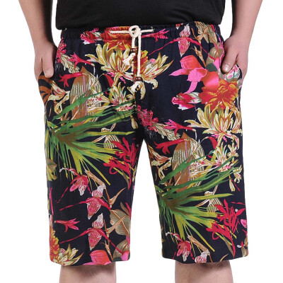 

Tailored Mens Summer Fashion Casual Plus Size Printing Loose Beach Sport Shorts Pants