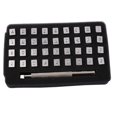 

Alphabet Letter Leather Stamper Set 3mm6mm Steel Punch Metal Leather Punching Tools for DIY Leather Craft Tools