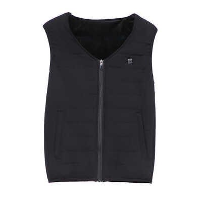 

Heating Vest USB Charging Heating Vest Intelligent Electric Heating Vest Heating Clothes Submersible Black Silk Floss