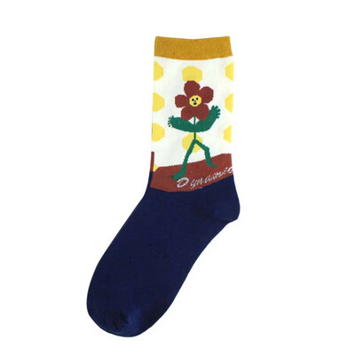 

Socks Unisex Fashion Cute Cartoon Doll Series Womens Socks Jumping Sugar Creative Ladies Mens Couple Cotton Socks new