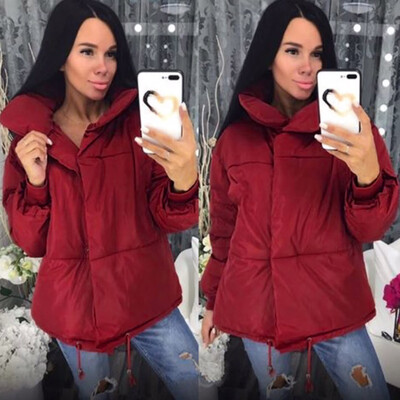 

Tailored Women Winter Warm Thick Outerwear Coat Slim Cotton-padded Jacket