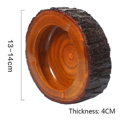 

Wood Ashtray Unique Retro Ashtray Portable Household Ashtray Smoking Crafts Decoration Household Items Accessories For Bar