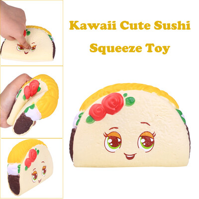 

YIWULAKawaii Cute Sushi Slow Rising Scented Squeeze Relieve Stress Toy