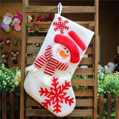 

Toponeto Christmas Santa Socks Candy Gift Bag Ornament Party Xmas Tree Hanging Decoration