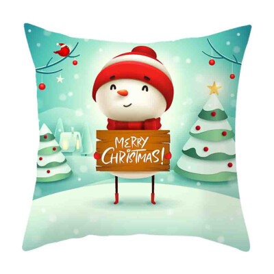 

〖Follure〗Christmas Pillow Cover Decor Pillow Case Sofa Waist Throw Cushion Cover