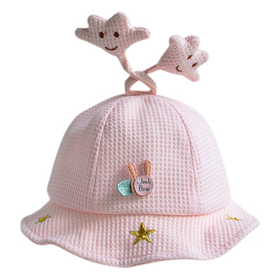 

New Autumn Baby Boys Girls Toddler Cartoon Print Bucket Hats Casual Caps Reversible Sun Headwear