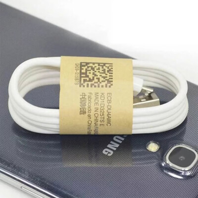 

White Wire USB Cable Date Sync Charging Cables 1m Mobile Phone Charge Cable