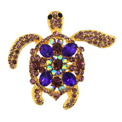 

Tortoise Brooch High-Grade Cute Animal Green Turtle Crystal Brooch Tortoise Jewelry for Party