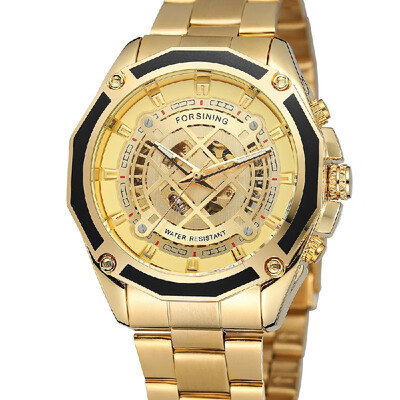 

Forsining A1030 Top Brand Automatic Mechanical Business Men Watch Skeleton Luxury Watch Luxury Fashion Military Stainless Steel Wa