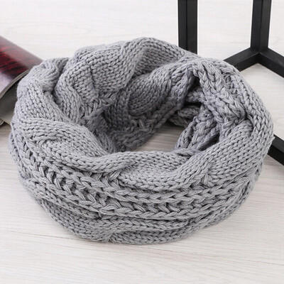 

Ladies Women Winter Knitted Crochet Long Snood Tube Scarf Shawl